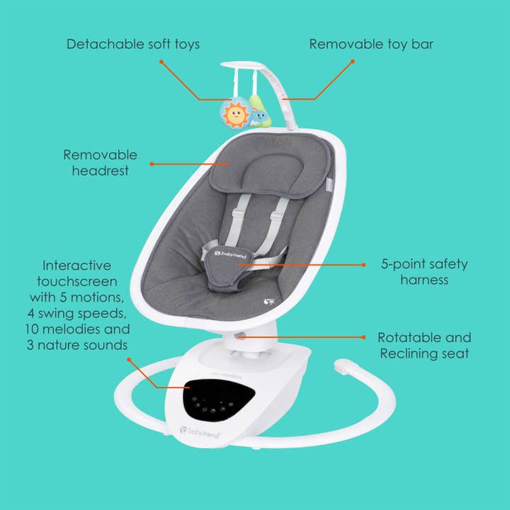 Baby Trend - Wholesale Swing - Kids & Baby - NuMotion Infinity Swing1