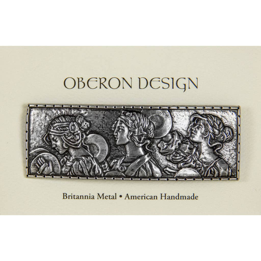 Oberon Design - Wholesale Barrette - Women's - Hair Clip, Barrette, Lady Parade 80mm1