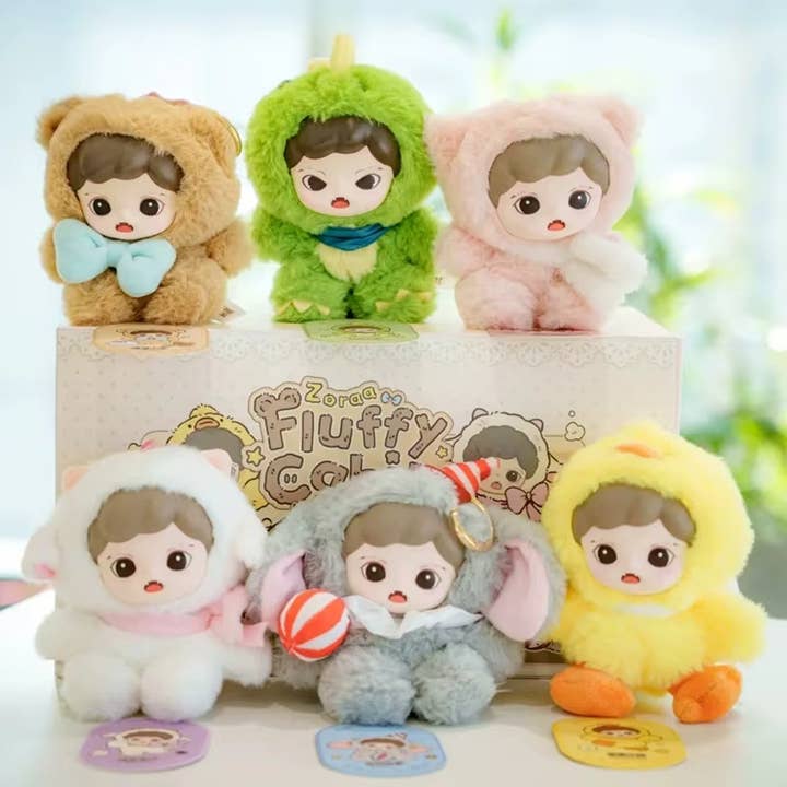 TNT SPACE Zoraa Fluffy Cabin Series Vinyl Plush Doll for wholesale by Kouhigh INC