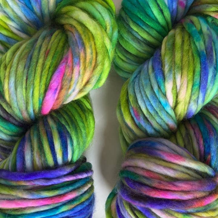 Honey and Clover Knits, LLC - Wholesale Yarn - Hand-Dyed Merino Wool Yarn - Soft and Durable Yarn for Knitting and Crocheting | Indie Dyed Merino Wool | Super Bulky | Wild Thing6