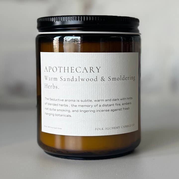APOTHECARY CANDLE - temporarily unavailable for wholesale by Standing Spruce
