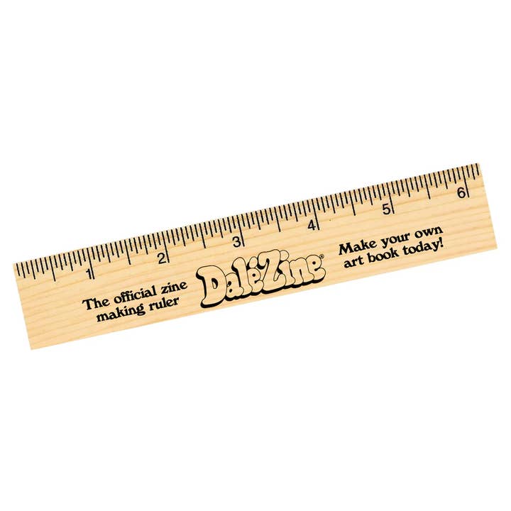 Dale Zine Ruler - Natural Finish Ruler - 6"
for wholesale by Dale Zine