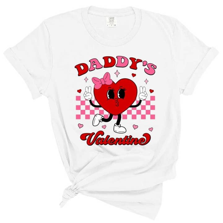 DTF TRANSFER - Daddy's Valentine 9018 for wholesale by dBoldTees & DTF Transfers