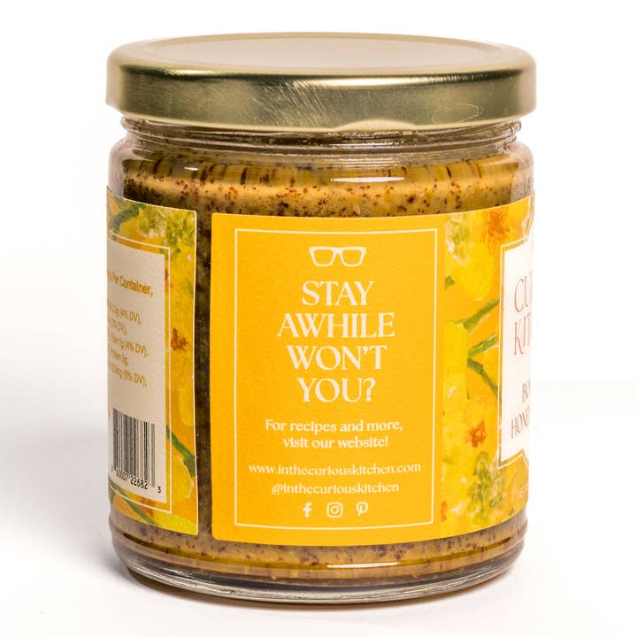 In the Curious Kitchen - Wholesale Mustard - Bourbon Honey Mustard | 9 oz. | New Packaging3