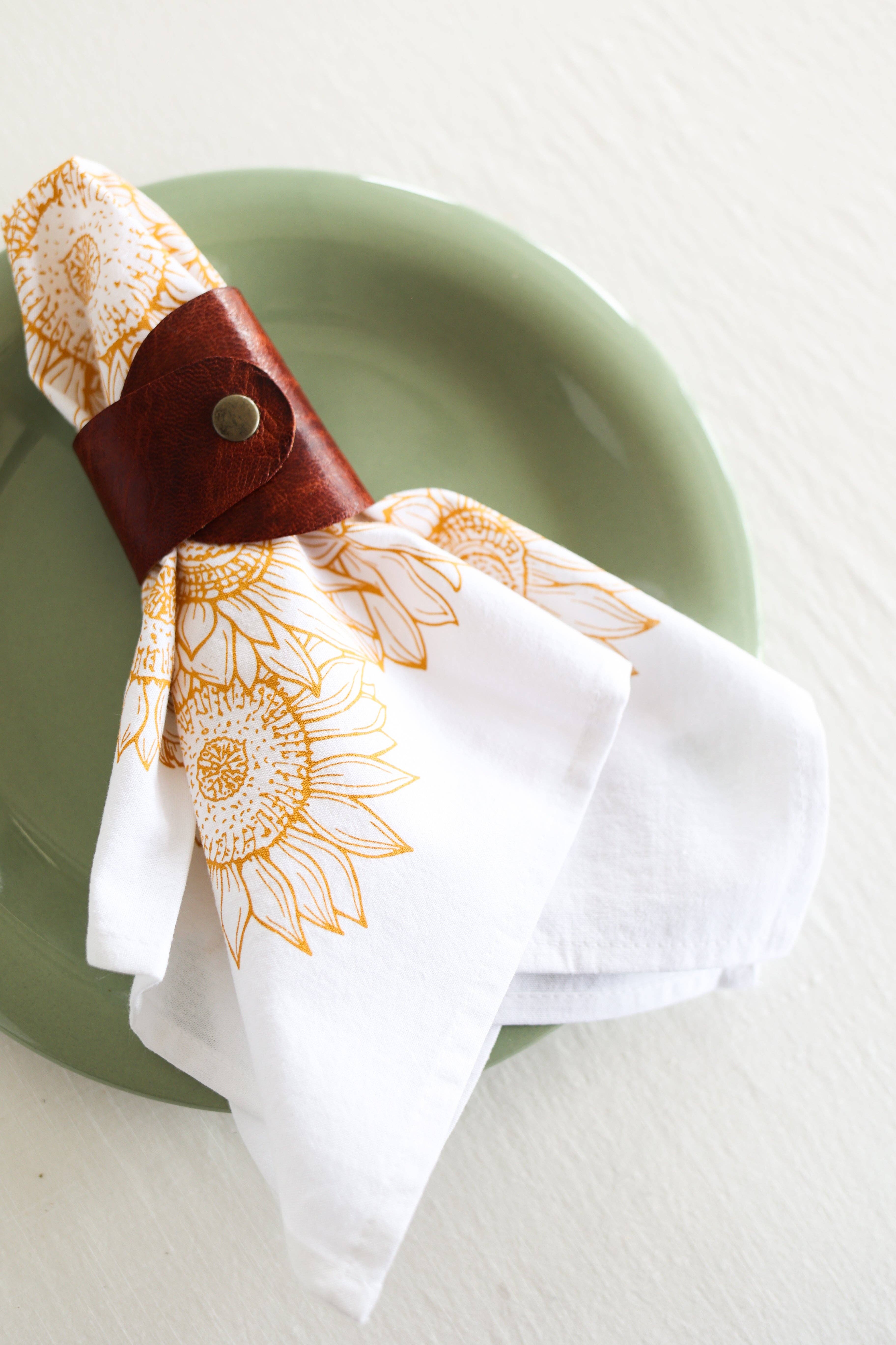 Highland Ridge  |  Handmade Home Decor – wholesale Dinner & cloth napkin – Sunflower Garden Napkins Set of 45