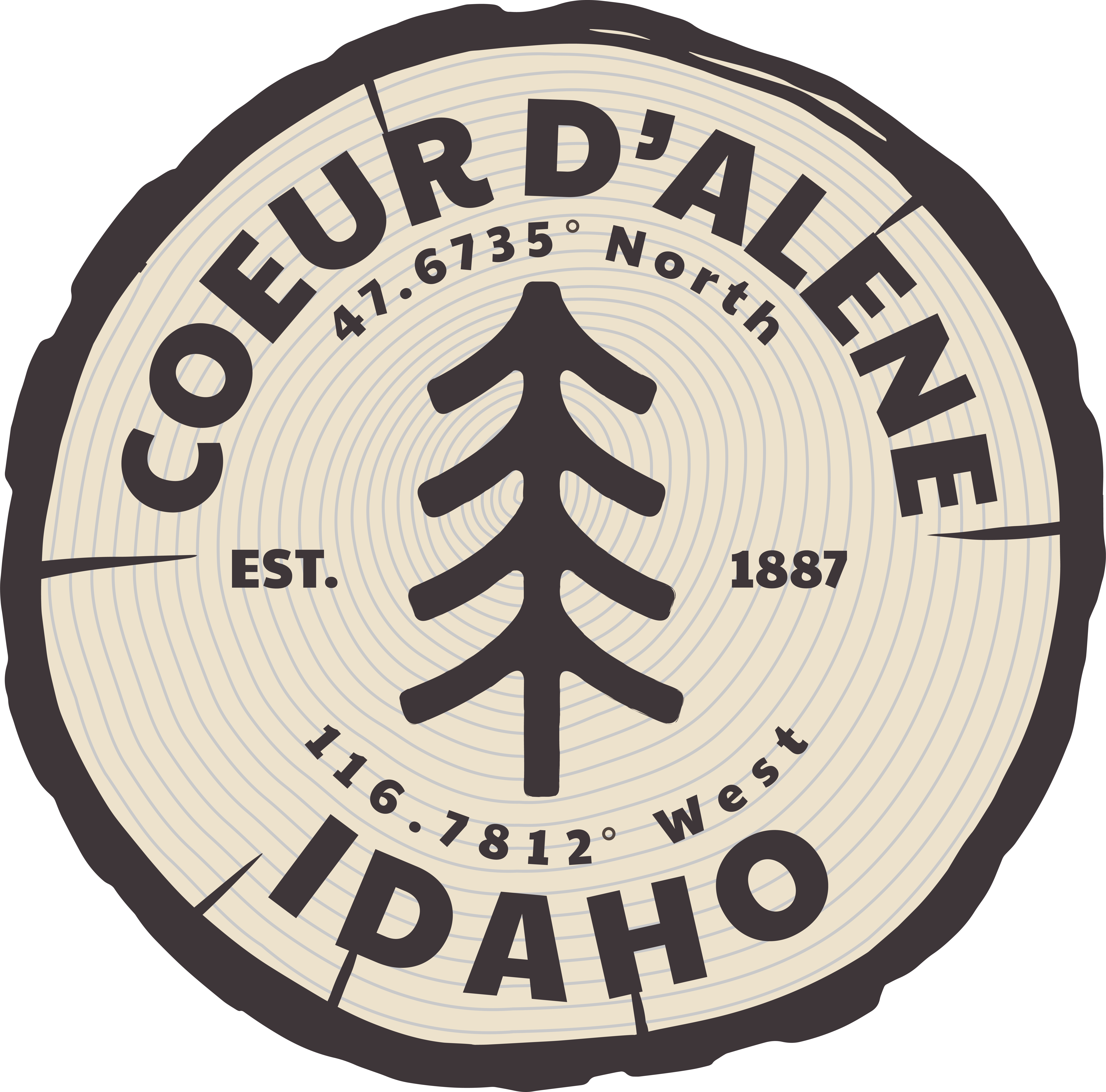 Direction Apparel - Wholesale Screen Printed T-Shirt - Unisex - Your City Tree Ring Perfect Tri-Blend Tee2