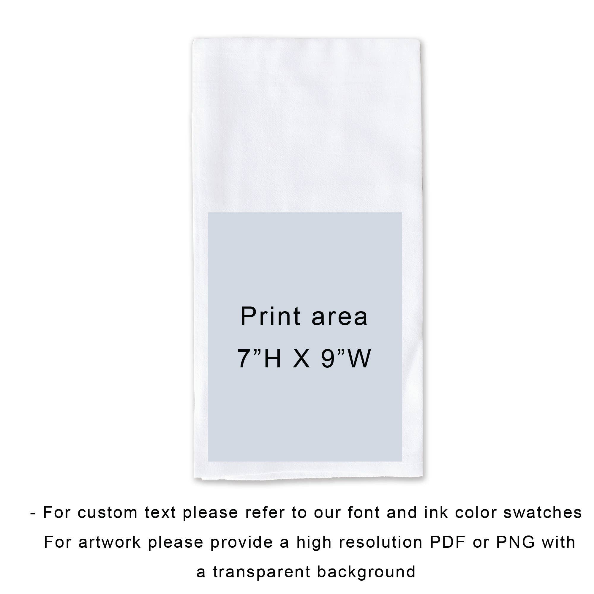 Sockprints - Vente Torchons - Torchons de cuisine en coton premium imprimés sur mesure1