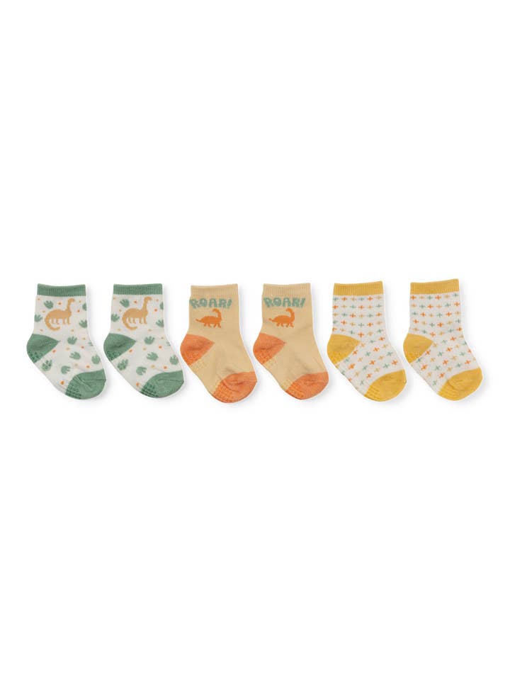 JuJuBe - Wholesale Socks - Baby - Baby Socks Trio Roarsome