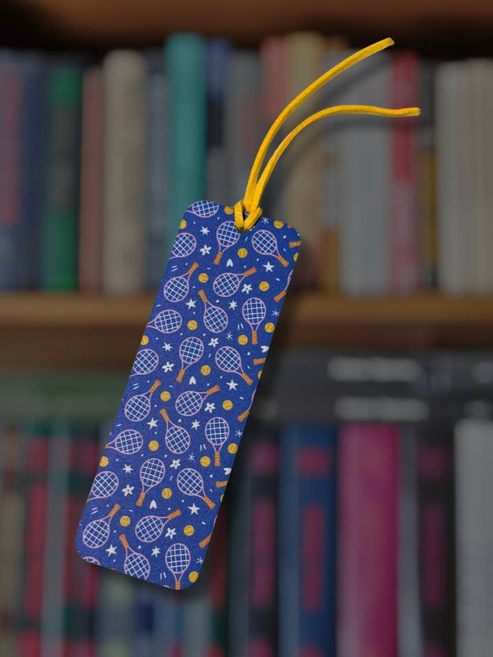 Reading & Rackets Bookmark for wholesale by Scribbles Wholesale