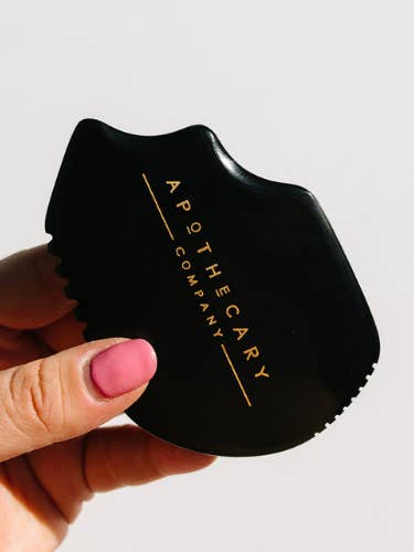 Gua Sha Facial Massage Stone for wholesale by Apothecary Co.