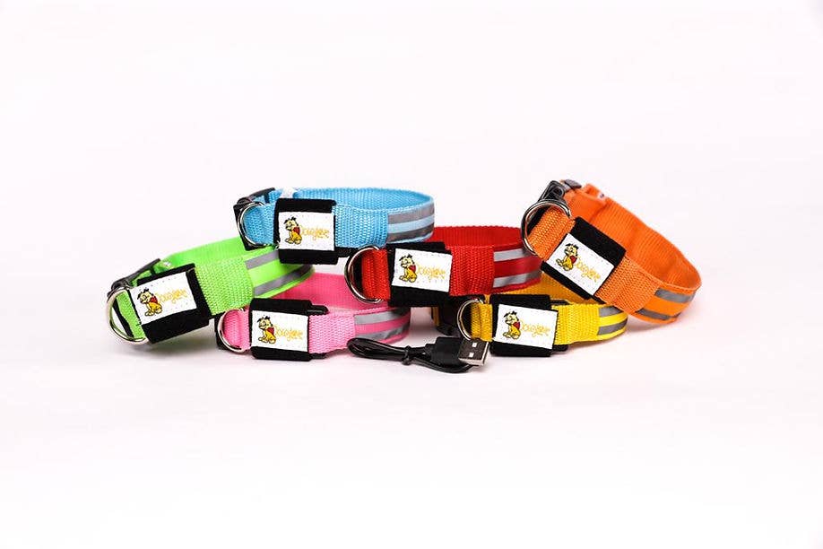 DoggyLove - Wholesale Pet Collar - Dog - DoggyLove USB Rechargeable LED Dog Collar for Night Walking0