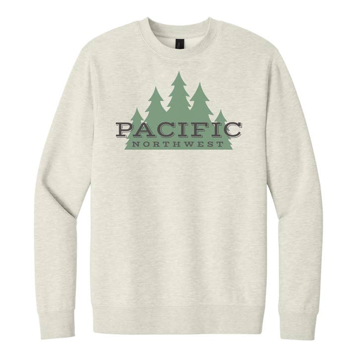 Evergreen Outline - Ridge Crewneck Sweatshirt for wholesale by Direction Apparel