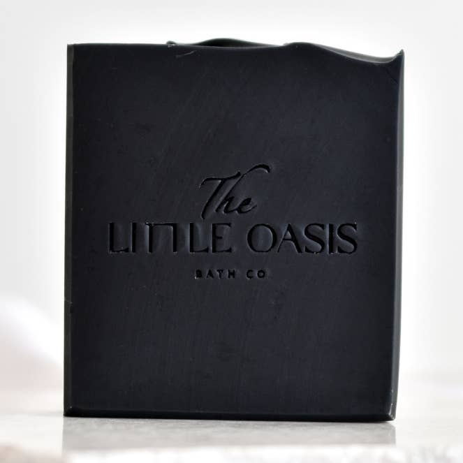 The Little Oasis Bath Co. - Wholesale Bar Soap - Charcoal, Sea Salt & Lime Natural Handmade Soap0