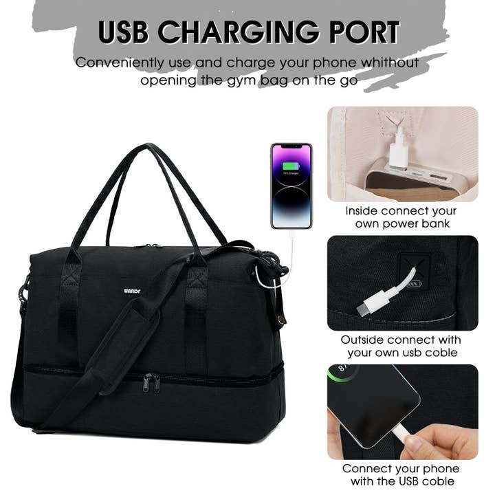 wandf - Wholesale Luggage - WF3417 Travel Bags Set Duffel Bag For Spirit Airlines4