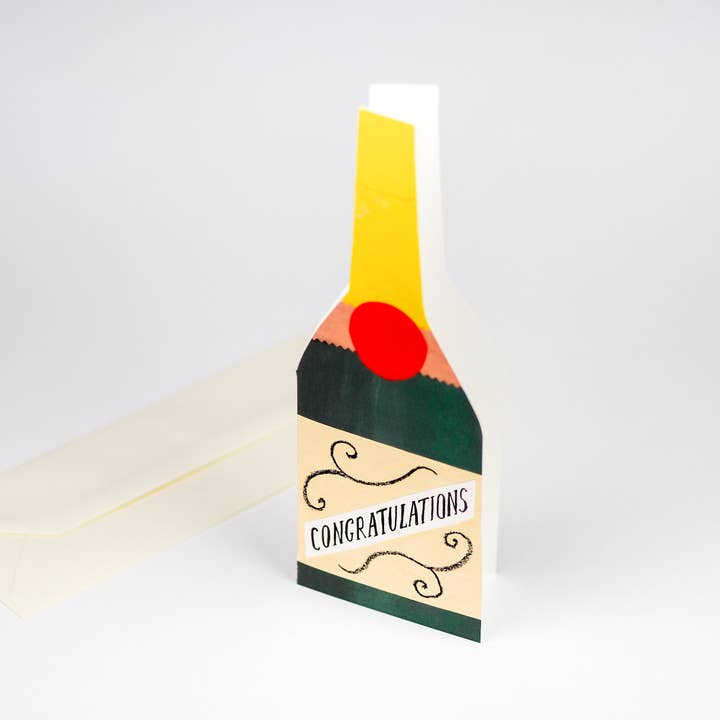 Hadley - Wholesale Congratulations Card - Champagne