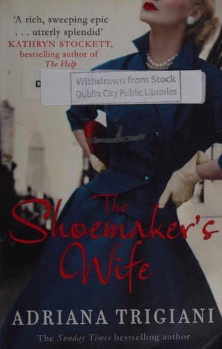 Boon Books – wholesale Historical fiction – The Shoemaker's Wife (Shelfworn) by Adriana Trigiani0