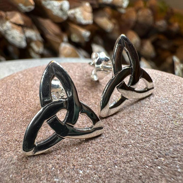 Celtic Crystal Designs Jewelry & Gifts - Wholesale Stud/Post Earrings - Zephyr Celtic Trinity Knot Earrings6
