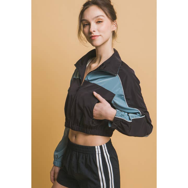 Paperdoll - Wholesale Jacket - Women's - Cropped Windbreaker Jacket10