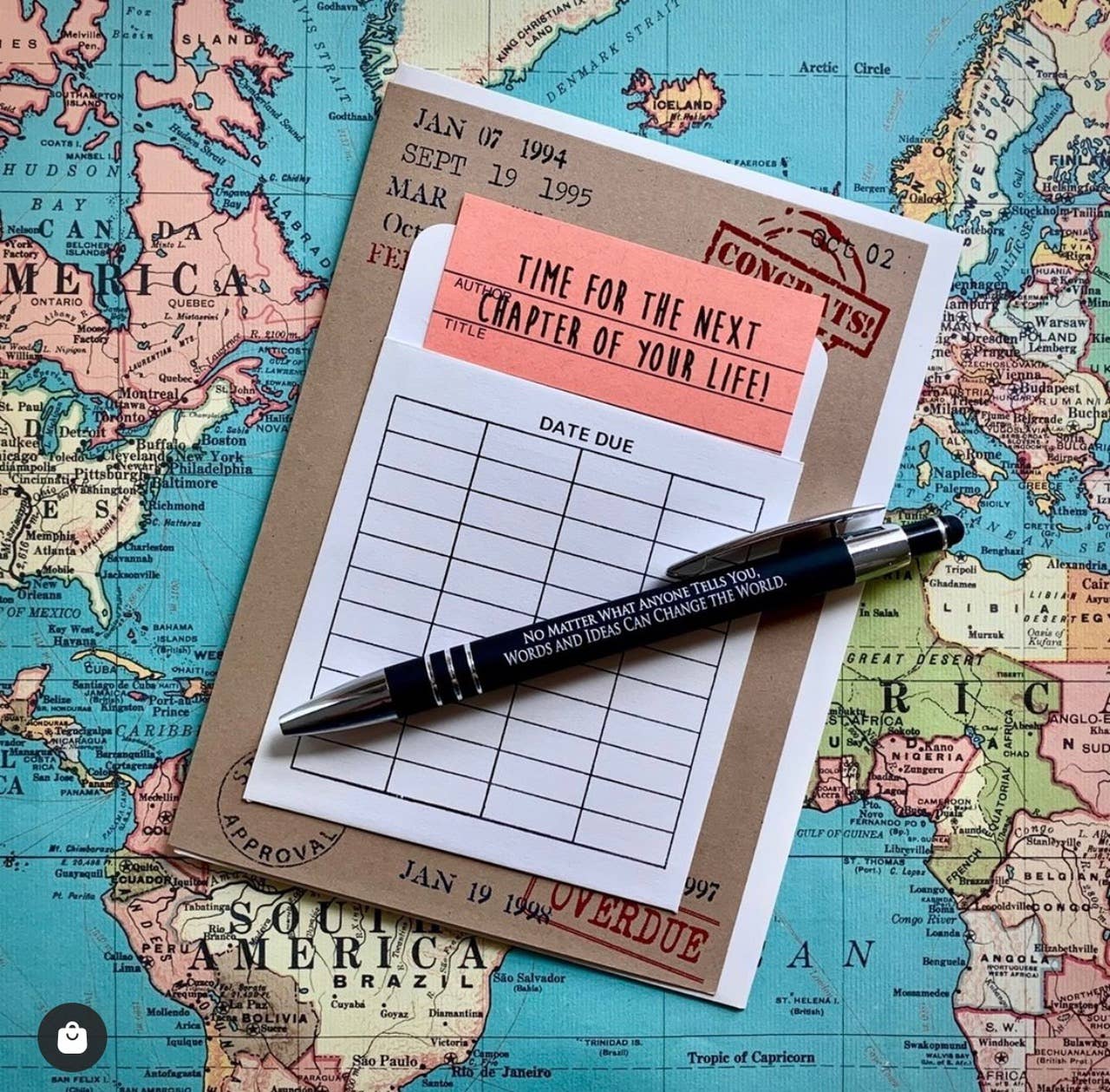 Fly Paper Products - Wholesale Pen - Words and Ideas Aspiring Writer Black Stylus Pen6