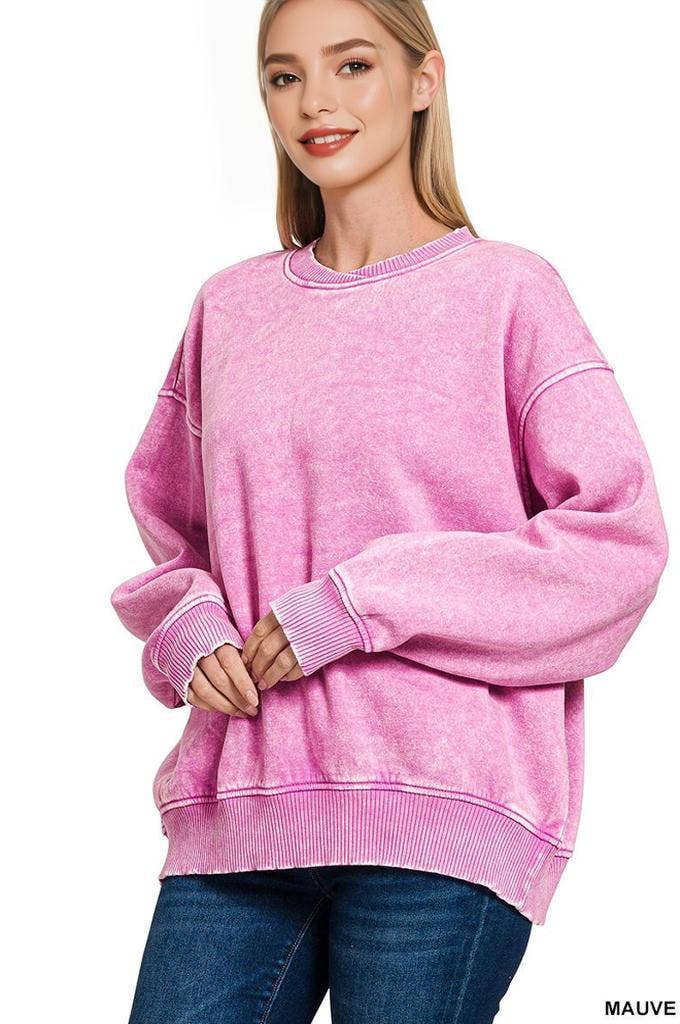 42POPS – Sweatshirt - Mulher por atacado – ',.._ Sweatshirt de Lã Polar Snow Wash108