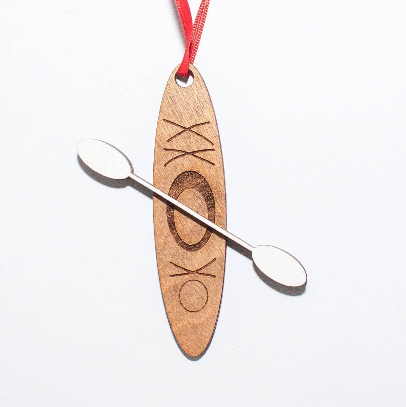 The Little Ornament Shop - Wholesale Ornament - Kayak Christmas Ornament, Kayak and paddle2