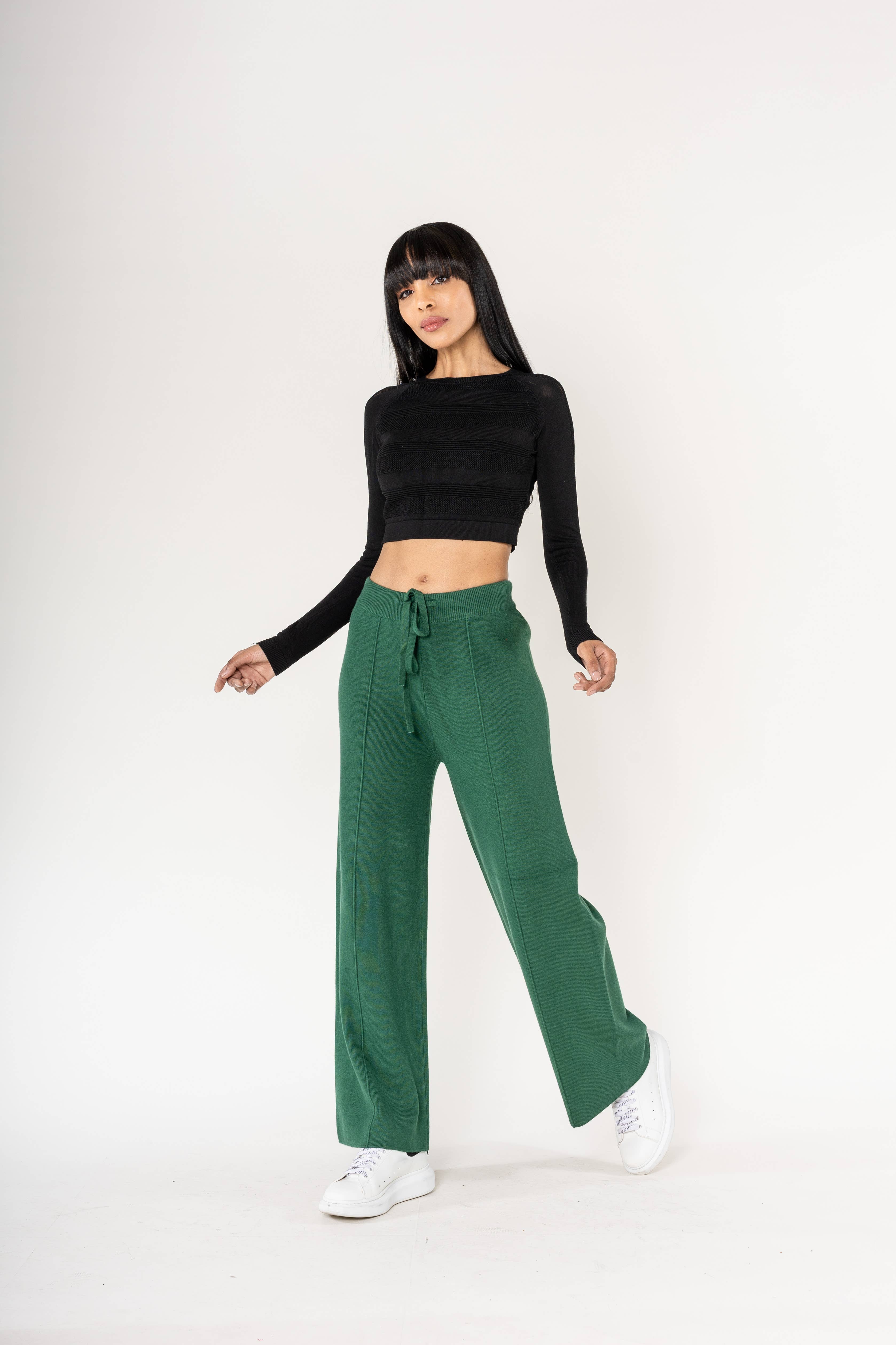 Nina Carter – Engroshandel Bukser - Dame – F025 Flared Cocooning Comfort-strikbukser29