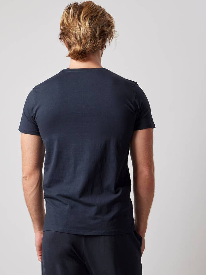 Bio-Baumwoll Stretch Jersey T-Shirt mit Rundhalsausschnitt für den Großhandel von OWN OFF WITH NATURE