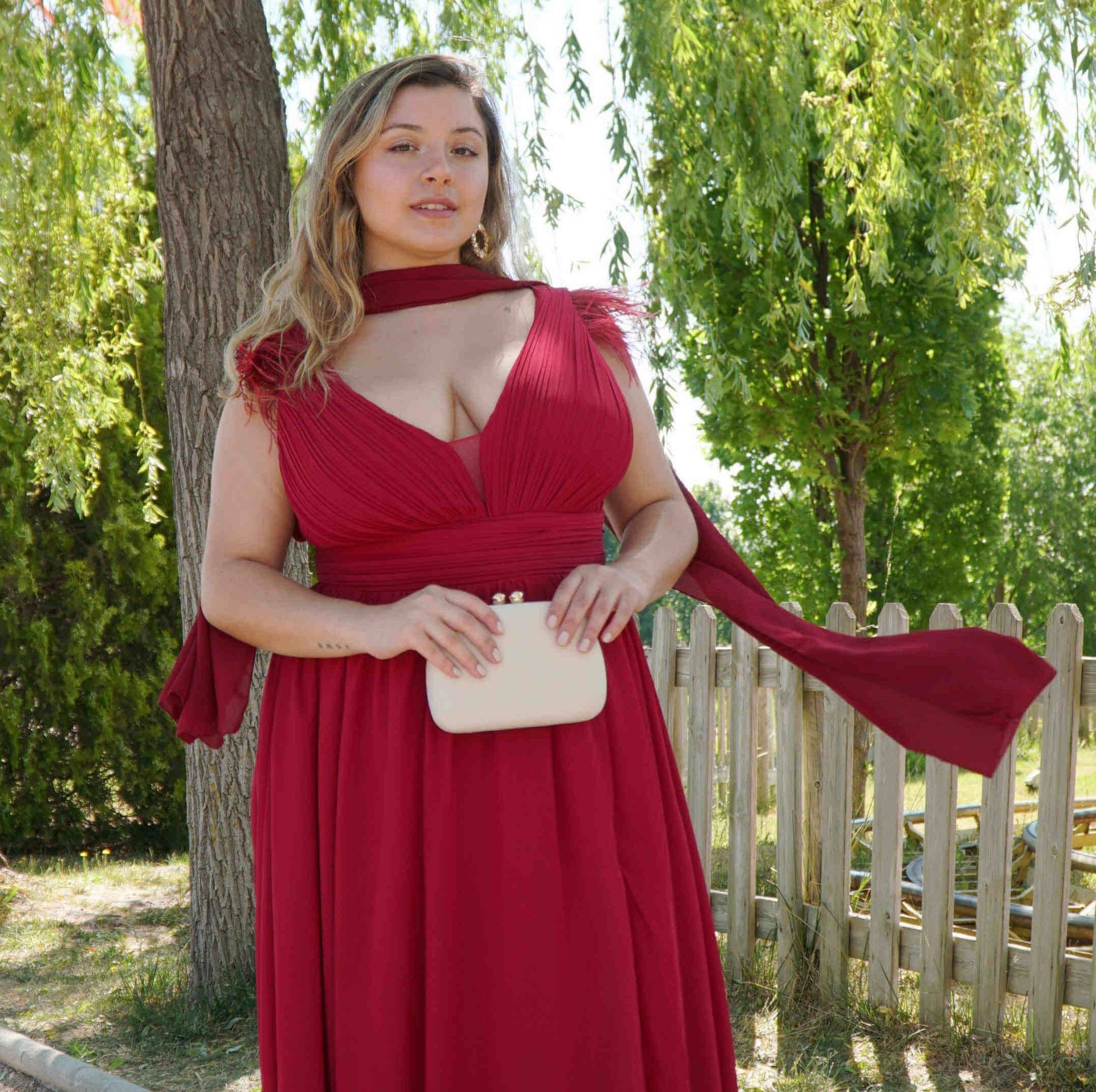 Invitadissimas - Wholesale Dress - Women's - Basic chiffon shawl 45x100cm17