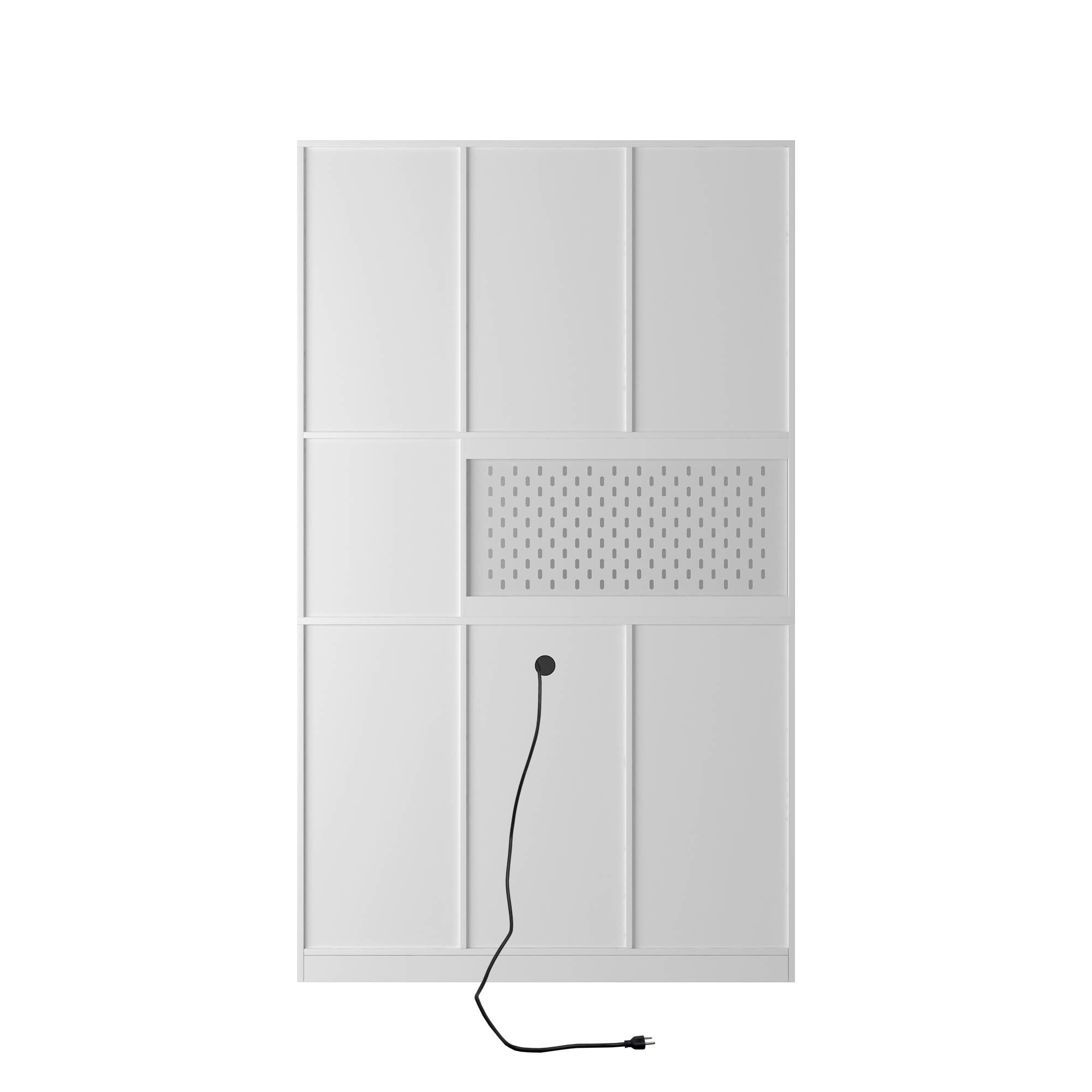 39F Inc. - Vente Armoire - Armoire de garde-manger 74", station de charge, support pour micro-ondes8