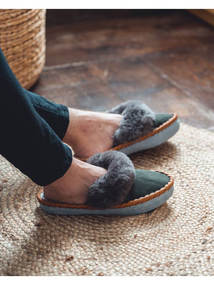 Sheepers - Wholesale Slippers - Men's - Men's Lucky Dip Sheepers Mule6
