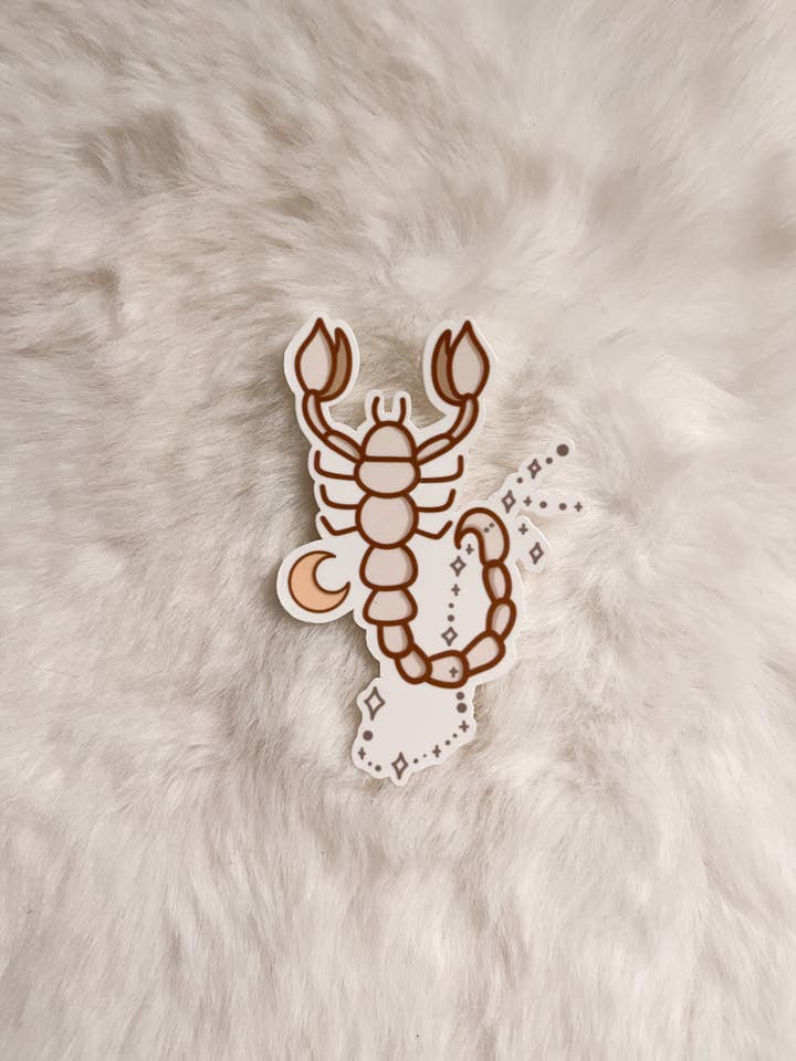 Scorpio Sticker for engroshandel hos Celestial Bia