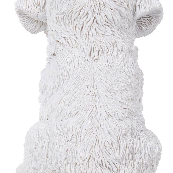 Hi-Line Gift Ltd. - Wholesale Outdoor Ornament/Decor - Maltese Puppy Statue2