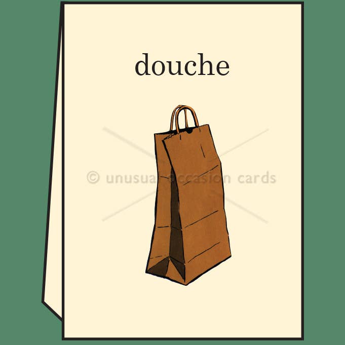 Sac de douche pour la vente par Unusual Occasion Cards