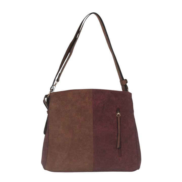 SAC À ÉPAULE, CONVERTIBLE EN BANDOULIÈRE. pour la vente par MIA LAROUGE