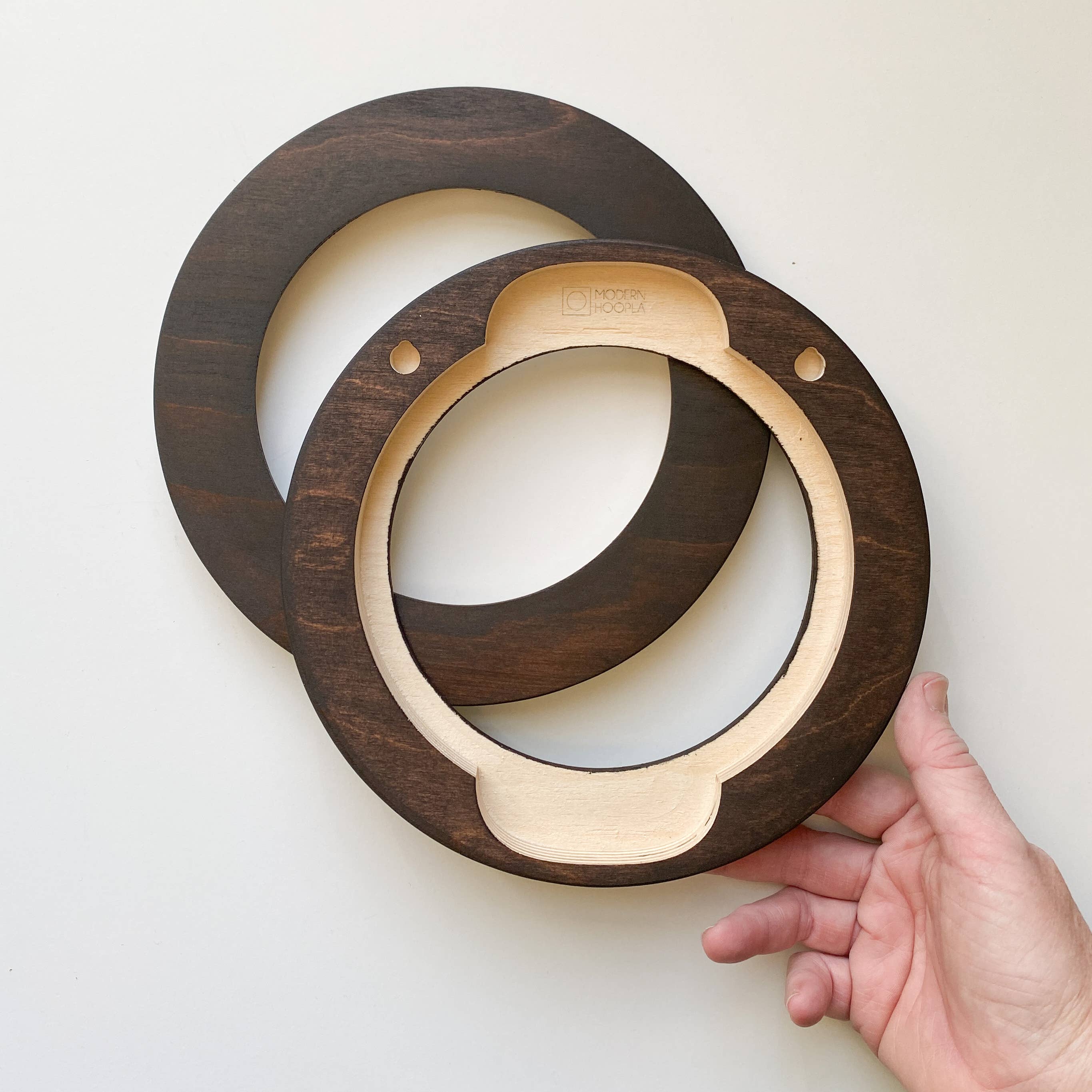 Modern Hoopla – Material para bordar/ponto de cruz por atacado – Moldura moderna para bastidor de 15 cm6