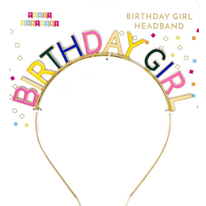 Party Partners - Wholesale Party Hat/Crown - Birthday Girl Metal Headband
