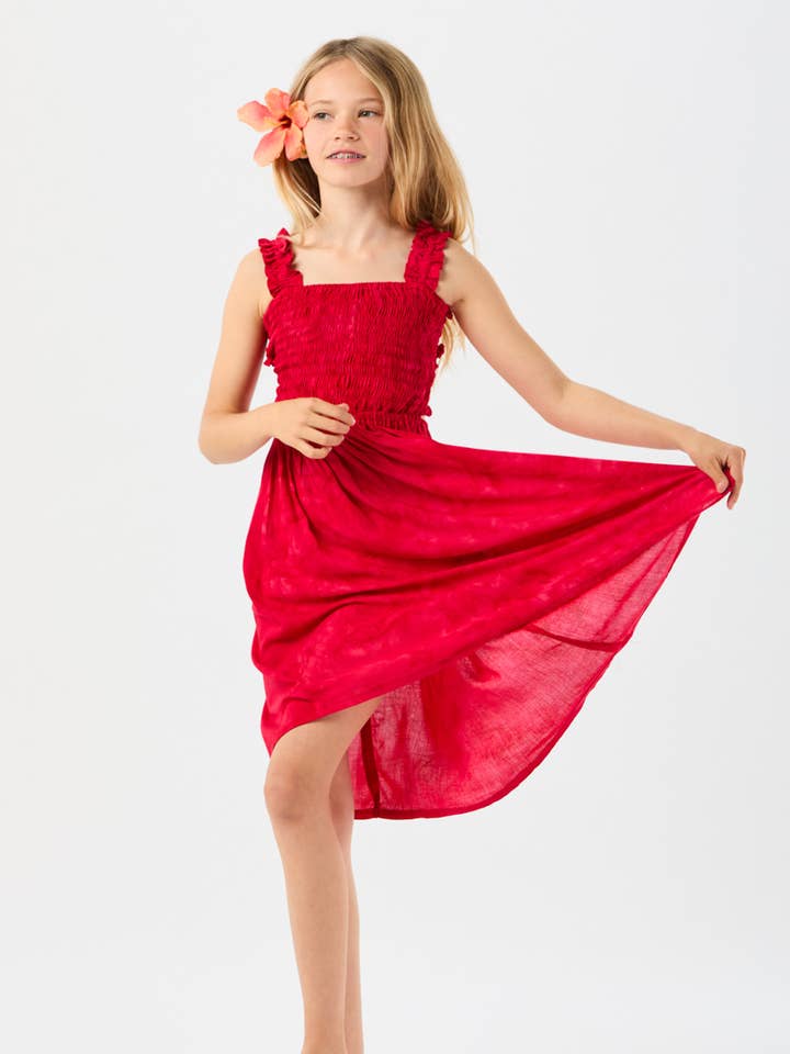 Kids Puka Dress for wholesale by Tiare Hawaii
