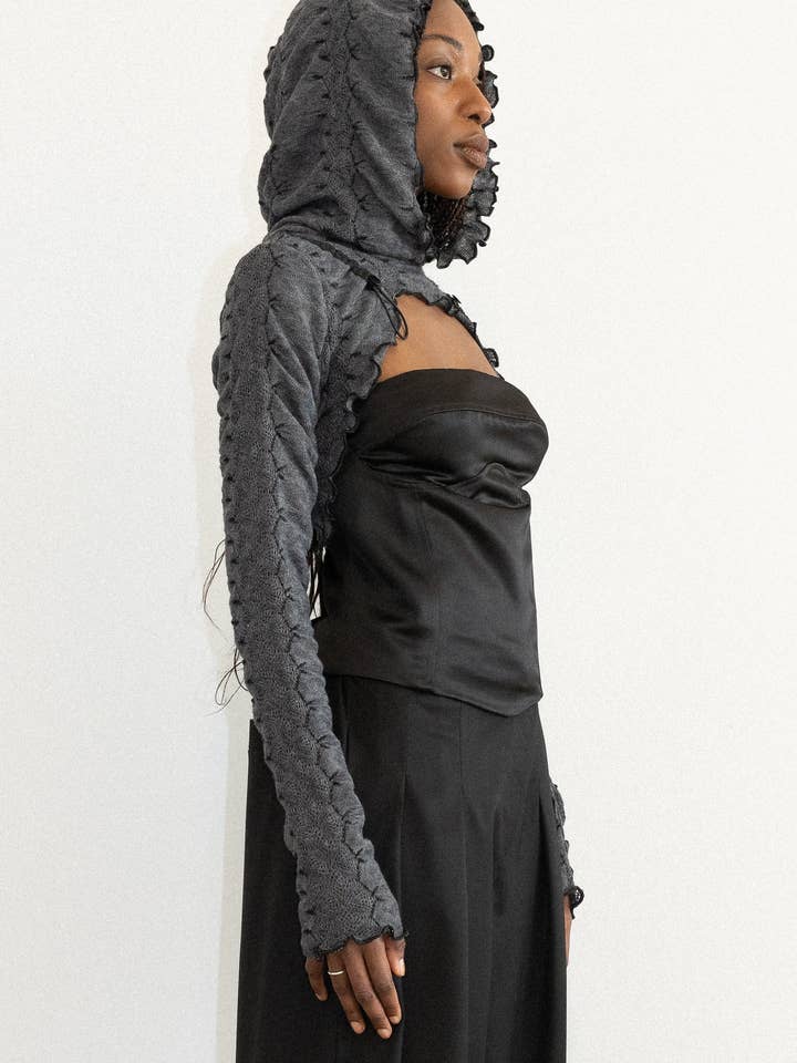 Mercy House Studio - Wholesale Knit Top - Women's - FOXHOLE HOODED TOP2