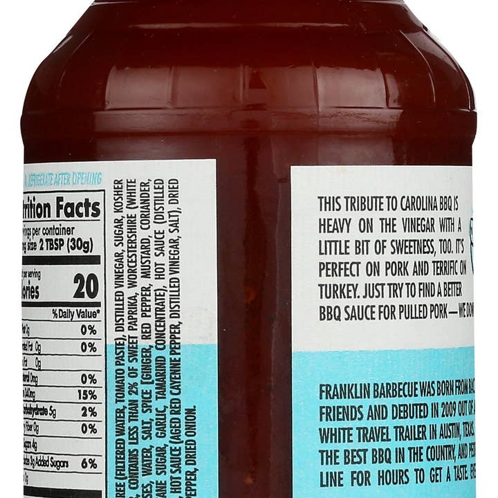 Everyday Supply Co - Wholesale BBQ Sauce - Franklin Bbq Sauce Bbq Vinegar - Case Of 61
