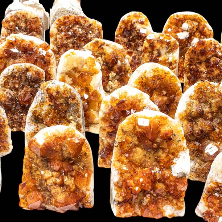 Quasar Gems USA - Wholesale Spiritual Stone/Crystal - Citrine Cut Base Standing Dark2