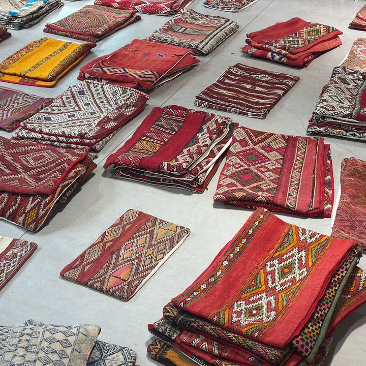 SOUK in the CITY - Wholesale Throw/Decorative Pillow - VINTAGE Upcycled Berber Cushions22