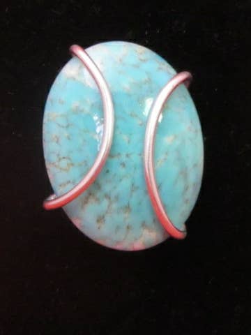 BR 164 - A5 Turquoise Micro Brooch for wholesale by Designs by OC