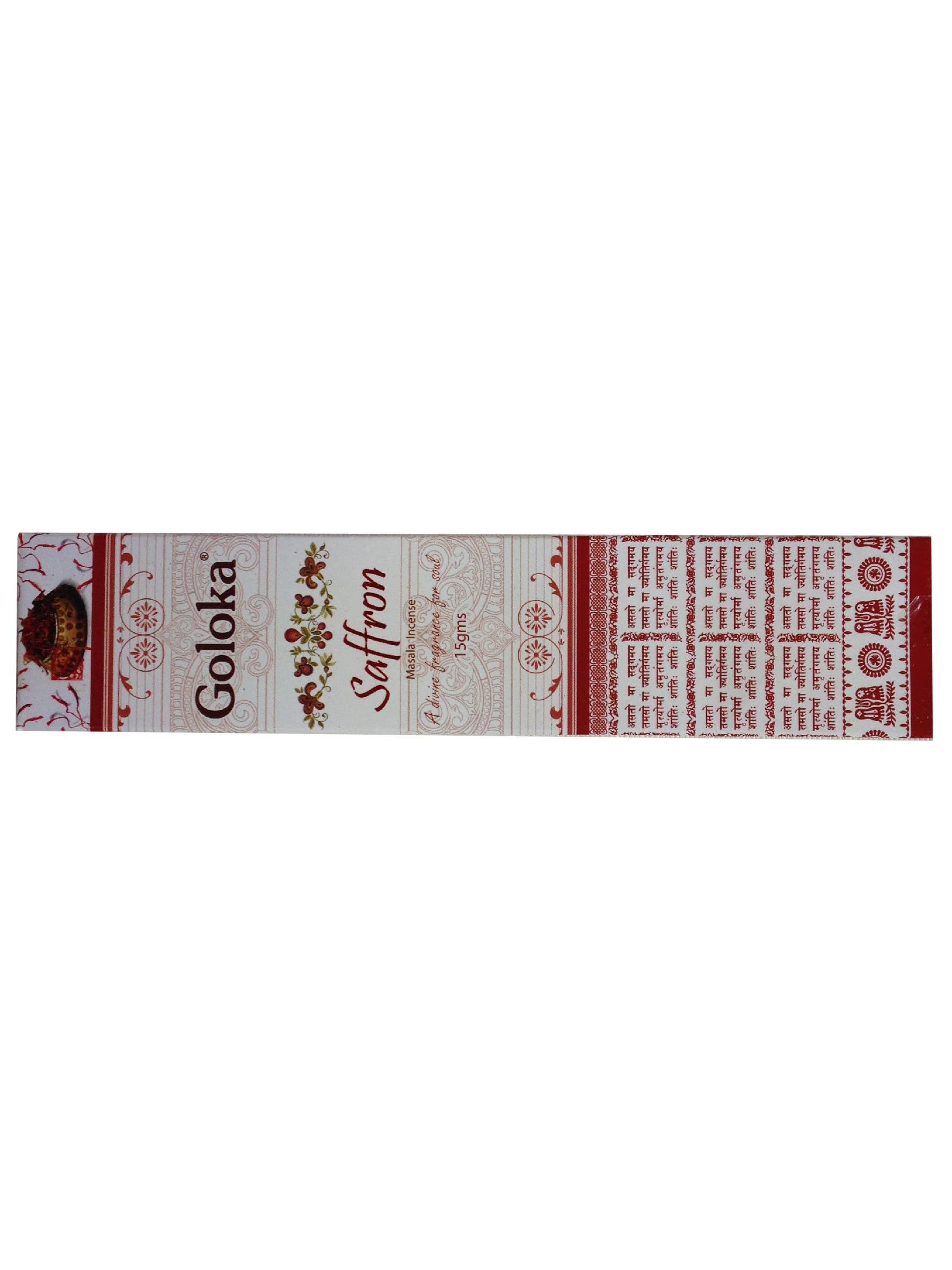 WLM - Wholesale Incense - Goloka Saffron Incense0