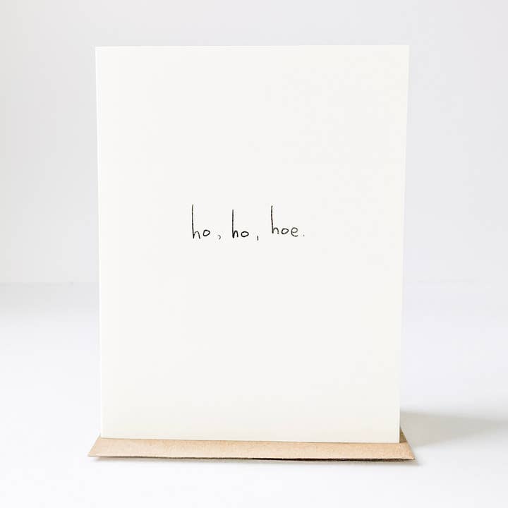 Ho Ho Hoe Karte für den Großhandel von under the stairs paper co.