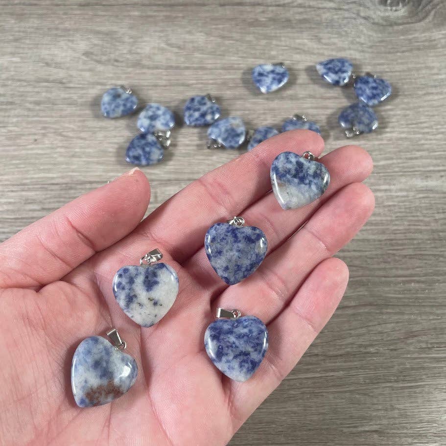 Keystone Crystals - Wholesale Individuele bedel/hanger - 20mm Edelsteen Hart Hangers – Groothandel Sieraden1