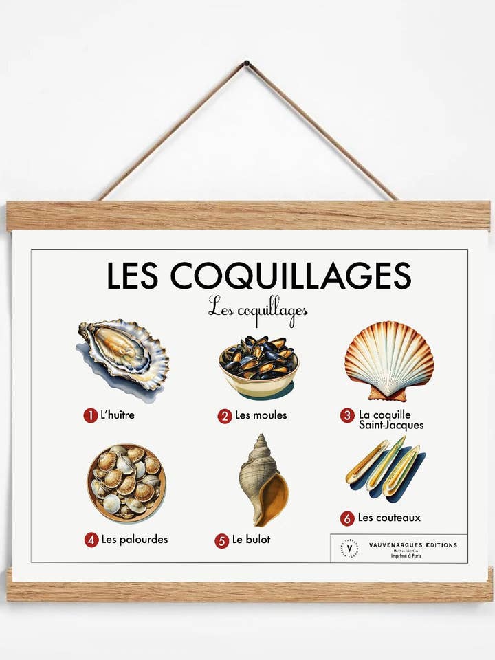 Tavola scolastica - I crostacei per la vendita all'ingrosso da parte di Atelier Vauvenargues