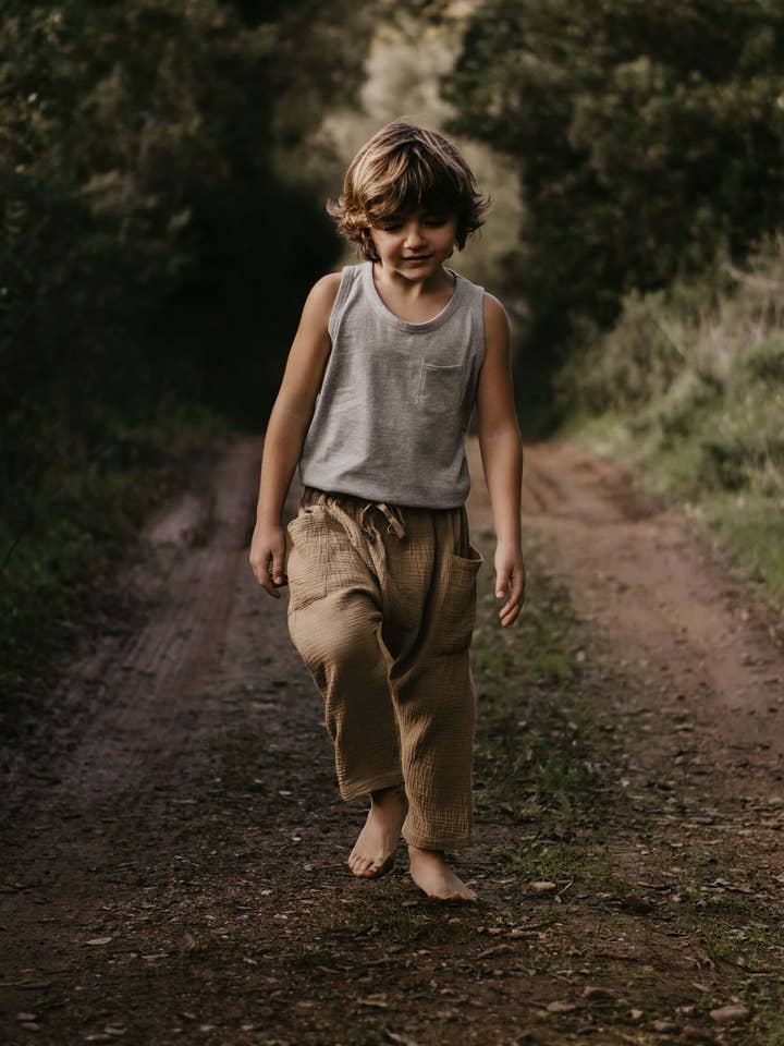 camel The Muslin Trouser for wholesale on Faire