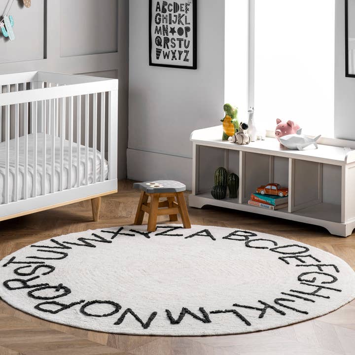 nuLOOM - Wholesale Area Rug - Kids & Baby - Kids Washable Round Alphabet Rug10