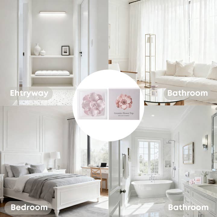 Pretty Valley Home - Wholesale Geurstokjes - Goudsbloem Keramische Kleur Bloem Geschikt voor Diffuser (2025)7