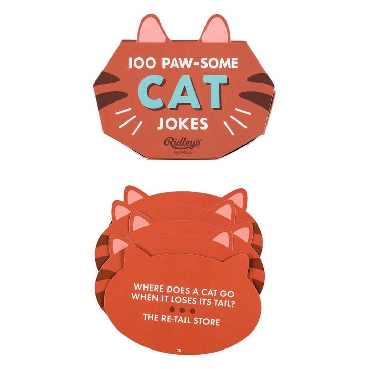 Chronicle Books - Wholesale Card Game - 100 Cat Jokes